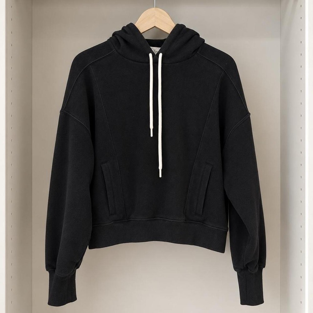 Aerie black hoodie  size medium